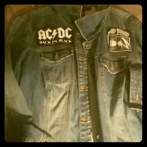 AC/DC, Bad Brains, Exploited Jacket!